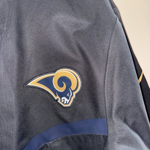 Nike NFL Los Angeles Rams Team Issue PE Storm-Fit Sideline Wind Rain Jacket 2XL - Picture 5 of 15